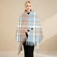 thumbnail image 3 of Multifunctional Heating Shawl Wrap for Autumn and Winter | Portable Corded Heated Blanket with Soft Zipper Design for Indoor Use | 3-Mode Warmth Scarf Blanket| Grey, 3 of 3