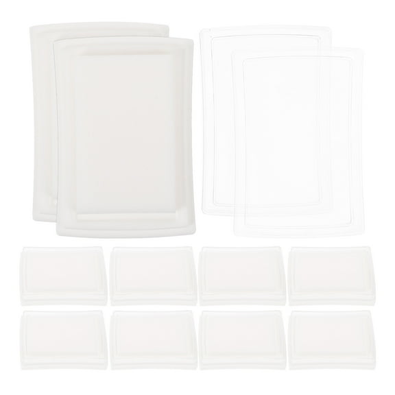 10pcs Blank Fingerprint Ink Pads Blank Hand Ink Stamp Pads Blank Diy Stamp Ink Pads