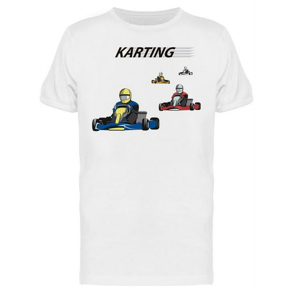 Karting Competition Design T-Shirt Men -Image by Shutterstock, Male Medium