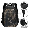 thumbnail image 4 of Horeoi Medieval Knight And Dragon Print USB Backpack for Travel School Work with Laptop Compartment Charging Port and Anti-Theft Pocket, 4 of 4