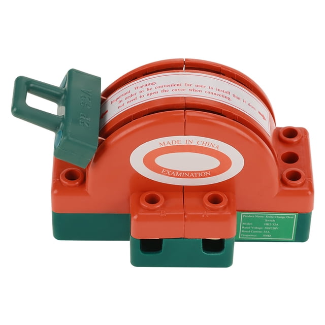2 uds 32A AC 220V 2 polos interruptor de desconexión de seguridad de cuchillo de doble lanzamiento VoborMX herramienta