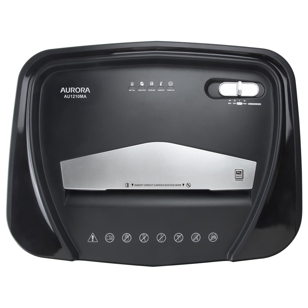 Aurora GB 12-Sheet Micro-Cut, Auto-Reverse, 60 Minutes Duty Cycle