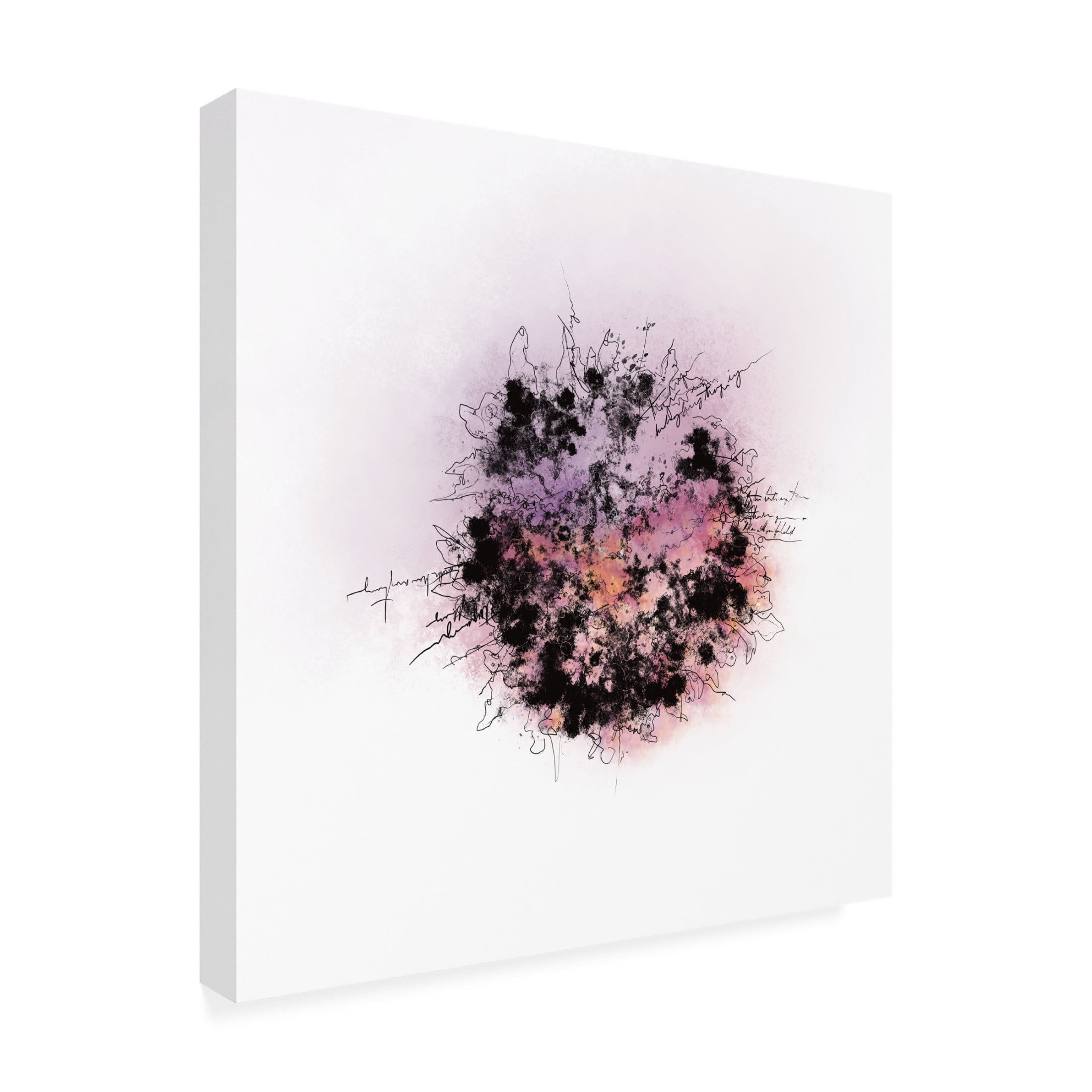 Canvas Wall Art - Hanna Bruer 'Fortunate' Wall Art for Living Room, Bedroom, or Office Décor by Trademark Fine Art - 18 x 18 Inches