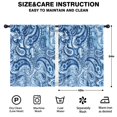 thumbnail image 2 of Blackout Kids Curtains,Blue Paisley Pattern Childrens Insulated Curtains Set Of 2,Bedroom Essentials,Toddler Room Decor 42x54in(106x137cm), 2 of 5
