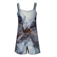thumbnail image 5 of Lolmot Short Jumpsuits for Women Casual Summer Comfortable Sleeveless Suspender Short Jumpsuit Print Overalls with Pockets One Piece Jumpsuits, 5 of 5