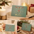 thumbnail image 6 of Christmas Greeting Cards 3 Designs Gold Foil with Envelopes for Friends Grandchildren Holiday Greetings Christmas Decorations by MPOISVA, 6 of 7