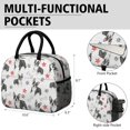 thumbnail image 6 of French Bulldog and Stars White Pattern Insulated Leakproof Lunch Box for Work, Lunch Bag for Women Men, Loncheras Para Mujer for Beach Travel Picnic Camping, 6 of 6