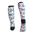 thumbnail image 2 of Bixox Hawaiian Style Print Compression Socks,Compression Socks Women & Men Circulation for Medical,Running,Athletic, 2 of 7