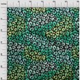 thumbnail image 2 of oneOone Silk Tabby Green Fabric Animal Skin Fabric For Sewing Printed Craft Fabric By The Yard 42 Inch Wide-6LH, 2 of 4