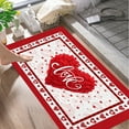 thumbnail image 7 of JilgTeok Valentine'S Day Kitchen Rugs Non-Slip Absorbent Home Kitchen Rugs and Door Mats Love Heart Decorative Kitchen Floor Mat,Cheerful for Everyone, 7 of 7