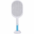 thumbnail image 1 of Bug Zapper Racket Electric Fly Swatter Rechargeable Fly Zapper Racket USB Charging Mosquito Zapper Powerful Mosquito Killer 3-Layer Safety Mesh for Indoor Outdoor Home Camping, 1 of 10