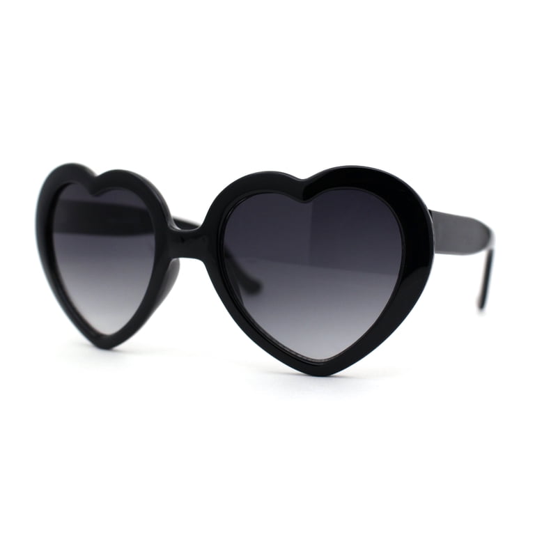 Iconic Large Bubble Heart Shape Cute Plastic Sunglasses  display picture 1