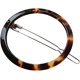 thumbnail image 2 of 4 piezas de pinzas para el cabello acrílicas, pinzas para el cabello con anillo de leopardo, tira geométrica para fiesta Sincero Electrónica, 2 of 5