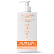 Native Moisturizing Body Lotion, Dermatologist Tested for Sensitive Skin, for Women & Men, Sweet Peach & Nectar, 16.5 fl oz