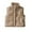 Khaki, variant on LIaqionyy Kids Boys Girls Puffer Vest Lightweight Sleeveless Pocket Coat Warm Quilted Winter Waistcoat Outerwear