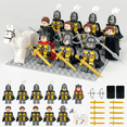 thumbnail image 4 of Bloques de construcción de juguete de soldado medieval M1801 M1805 M1806 M1813 M1811, 4 of 6