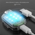 thumbnail image 1 of Paquete de 4 luces estroboscópicas LED inalámbricas de alto brillo, luces intermitentes recargables por USB de 7 colores, señal nocturna para conducir, 1 of 5