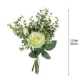 thumbnail image 3 of SLYNSHome Artificial Flowers for Vases Decor Fake Silk Rose Arrangements Wedding Bride Bouquets Floral Table Centerpieces (Green), 3 of 8