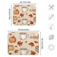 thumbnail image 4 of Yayeee Dish Drying Mat for Kitchen Counter 18"x24" Microfiber Absorbent Pad, Fall Mug Pattern, 4 of 7