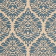 thumbnail image 4 of SAFAVIEH Beach House Lennox Damask Indoor/Outdoor Area Rug Cream/Blue, 5'3" x 7'6", 4 of 5