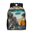 thumbnail image 1 of Honeii Desert Monkeys Drive Print Laptop Backpack for Work, College, Travel, Daily Backpacks for Men Women, Sport Rucksack,Computer Bag, 1 of 8