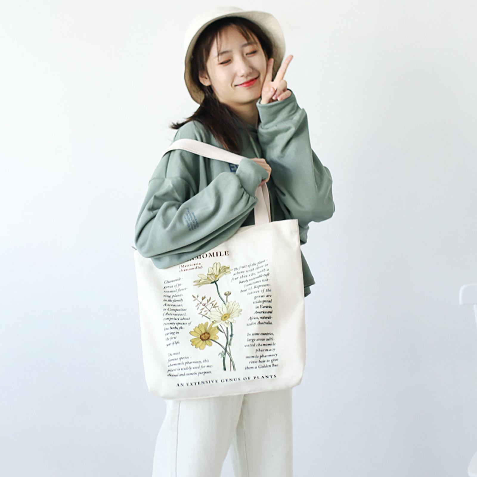 ★TOUT Y EST★ TiffinTiffin Canvas Shoulder 18 RXBSX24612BRX Fashion Shoulder Bag Canvas Package Tote Bag Pouch for Girls