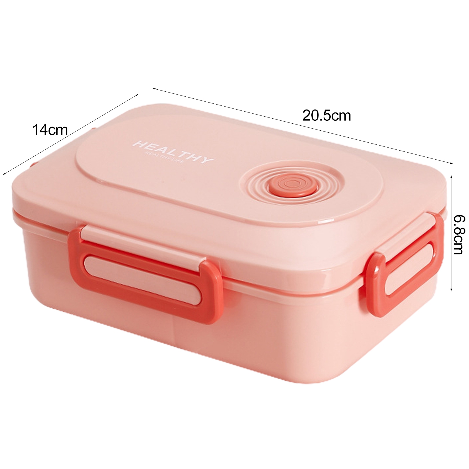 Silicone Bento Lunch Box- 3 Leakproof Compartments- Khaki