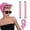 2 Rods Set - Pink, variant on CAILDANL Heatless Curler Heatless Curls Hair Curlers to Sleep in Hair Roller Hair Curlers No Heat Curling Heatless Curl