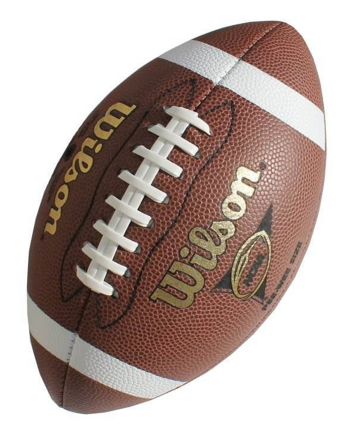 2) NEW WILSON WTF1665B Pee Wee Size American Football NCAA Balls Composite Play