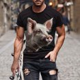 thumbnail image 2 of Camisetas de Manga Corta para Hombre Imprimir Casual Camiseta de Cuello Redondo, Camisetas de Manga Corta para Hombre Casual, 2 of 5