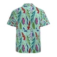 thumbnail image 3 of High Quality Hawaiian Shirts for Men Short Sleeve Aloha Beach Shirt Floral Summer Casual Button Down Shirts Blouses OI695W, 3 of 7