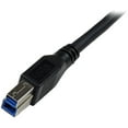 thumbnail image 4 of StarTech 3.3' SuperSpeed Type A Male To Type B Male USB 3.0 Cable Black USB3SAB1MRA, 4 of 5