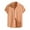 Orange, variant on Meichang Mens Hawaiian Shirts Lightweight Solid Short Sleeve T Shirt Casual Button Down Beach Shirt Cotton Linen Turndown Tee Top Men's Shirts Clearance Purple M