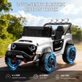 thumbnail image 3 of 24V 2-Seater Ride-On Car, Off-Road Vehicle with Bluetooth, 3 Speeds & Parental Remote, 3 of 8