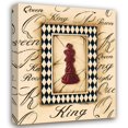 thumbnail image 1 of Gregory Gorham 26x31 Gallery Wrapped Canvas Wall Art Titled - Chess King, 1 of 4