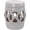 White, variant on Outsunny 14" x 17" Ceramic Garden Stool with Double-Coin Knotted Ring Design & Strong Glazed Material, Decorative Outdoor Stool, Home Collection, White