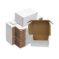 thumbnail image 1 of Cajas de envío ZxeluPapr paquete de 50, 15 x 10 x 8 cm, blancas, 1 of 7