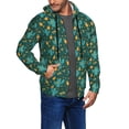 thumbnail image 2 of Naloa Pineapple And Cactus Men’s Hoodies, Zip up Hoodie, Sweatshirts,Hoodies for Men Sizes S-3XL-Small, 2 of 5