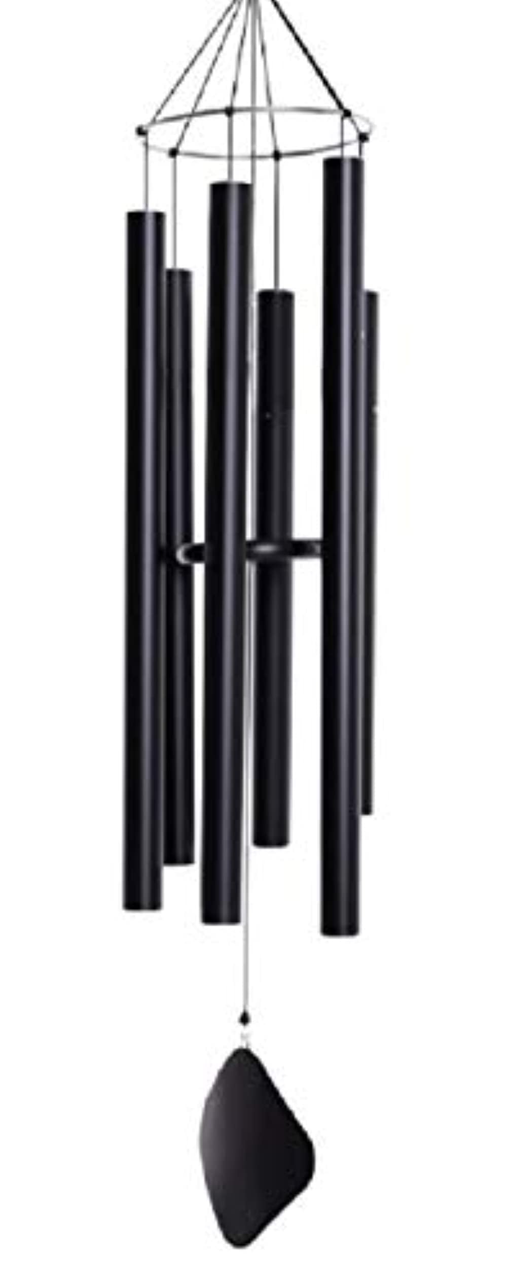 Hanging Length is 38-Inch 5 Pounds Music of the Spheres Pentatonic Mezzo Wind Chime Model PM Black Protective Finish 1 Each