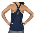 thumbnail image 2 of Under Armour Freedom Lock Up Tank Cotton Blue Sports Logo UA Women's Size, 2 of 3