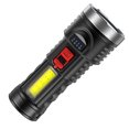 thumbnail image 3 of COB Linterna Antorcha Lámpara Exterior Portátil USB Recargable IPX4 Impermeable 4 Modos 500LM para Senderismo Escalada Emergencia, 3 of 7