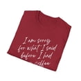 thumbnail image 4 of I am sorry for what i said before coffee- Unisex shirt, 4 of 4