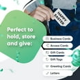 thumbnail image 4 of Swipe It Easter Gift Card Holder, Money Credit Card Size Paper Gift Card Sleeves Bulk, Happy Easter Party Holiday Gifts, White, 25 Pack, 4 of 6