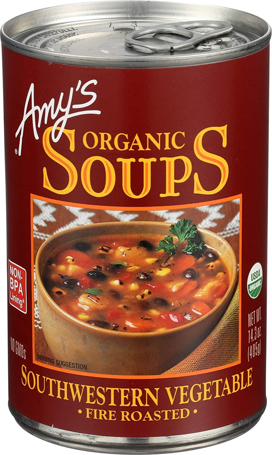 Amy's Organic Soup Southwestern Vegetable 14.3 fl oz Pack of 2