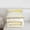 Yellow, variant on Castle Fairy Stripes Girl Twin Comforter Sets,Vintage Minimalist Lines Bedding Set