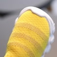 thumbnail image 5 of UTTOASFAY Toddler Shoes Toddler Infant Baby Girls Boys Shoes Illuminated Socks Shoes Flying Knit Casual Shoes Yellow 5-5.5 Years, 5 of 7