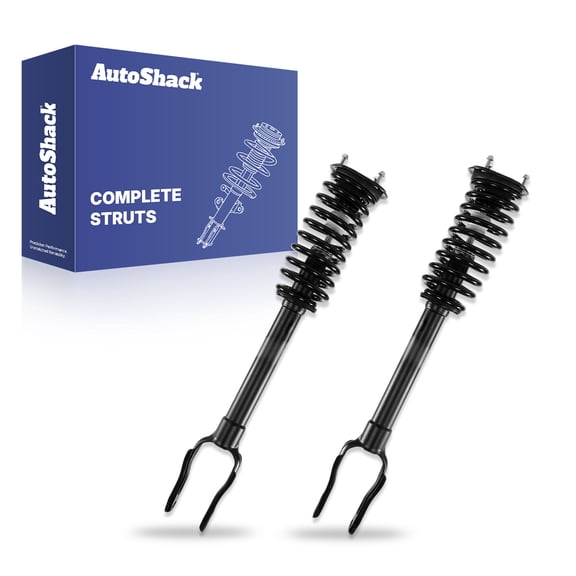 AutoShack Front Complete Strut & Coil Spring Assemblies - Driver and Passenger Side for Jeep, Grand Cherokee 2011-2015, AWD RWD V6 3.0L 3.6L V8 5.7L 6.4L