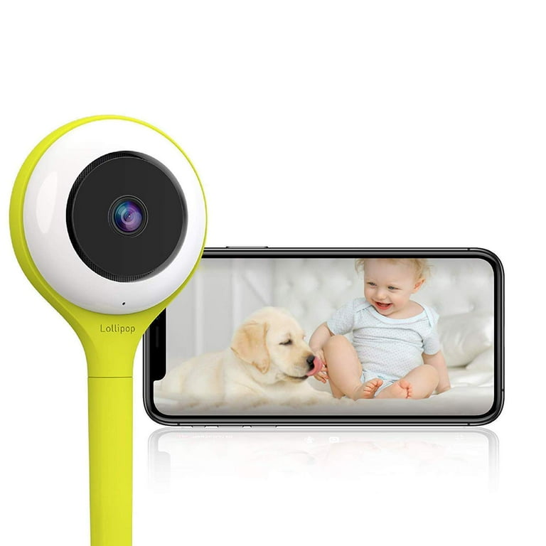 Lollipop Pistachio Smart WiFi Baby Monitor with Video Audio System 