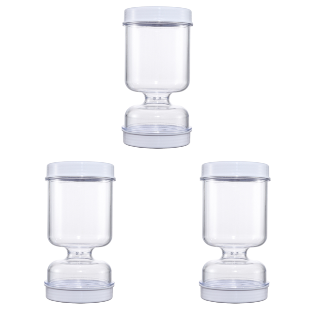 Tarro de pepinillos Contenedor de reloj de arena Separación seca y húmeda Accesorios de cocina Kimchi