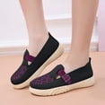 thumbnail image 2 of Women‘s Slip On Walking Shoes Lightweight Comfort with Buckle Breathable Casual Shoes Non-Slip for Garden & Leisure Black 7, 2 of 7